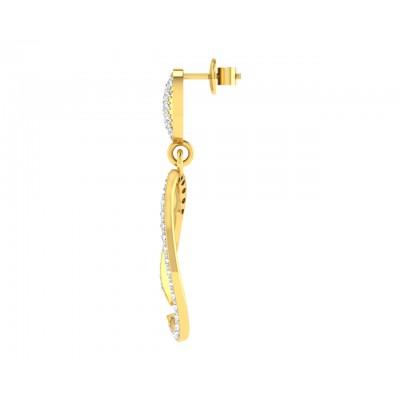 Eeva Diamond Earrings in Gold 